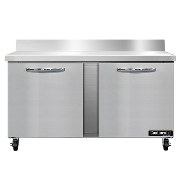 Continental Refrigerator SW60NBS Work Top Refrigerator 60"W 17.0 Cu Ft Capacity