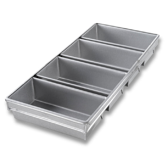 Chicago Metallic 49145 Bread Pan Set 4-pan 10-23/32" X 23-7/8" X 3" Overall