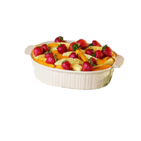 Bon Chef 5055PWHT Server/Casserole Dish 4 Qt. 14-1/2" X 9-1/2" X 3-1/4"