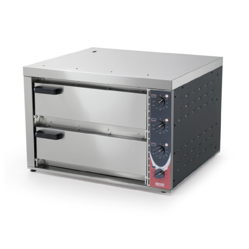 Sirman 30400616 VULCANO Pizza Deck Oven Structure In Stainless Steel Refractory Stone Deck