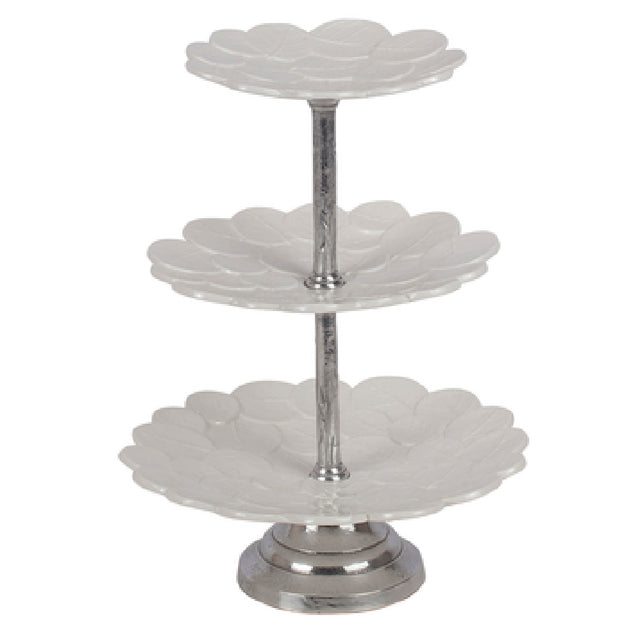 Bon Chef 80171HGRN Cake Stand 3-tier 16"H