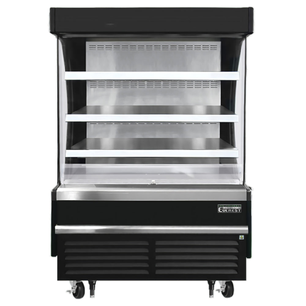 Everest Refrigeration EOMV-48-B-28-S Vertical Open Display Merchandiser 48"W X 28-3/8"D X 60-1/8"H