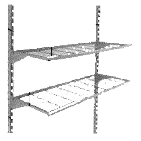 SPG MX1236GR - Amco Mod-A-Flex® Shelf, Wall-mounted, 34-1/2"W X 11-3/4"D