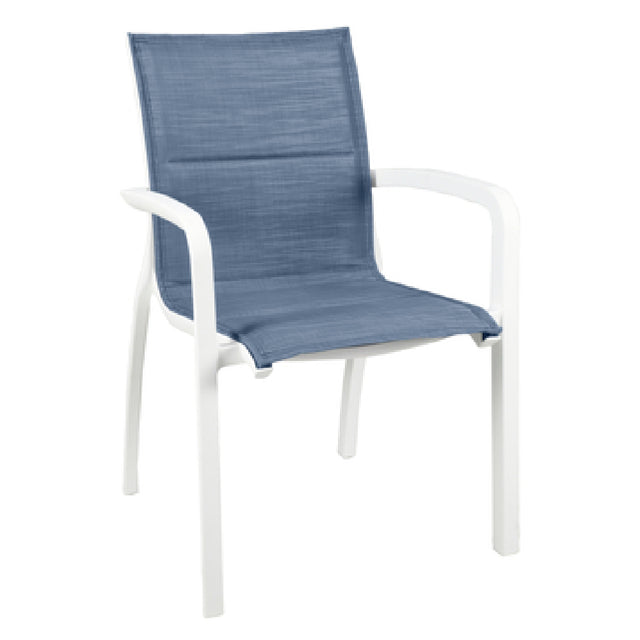 Grosfillex UT900096 Sunset Comfort Stacking Armchair Designed For Outdoor Use