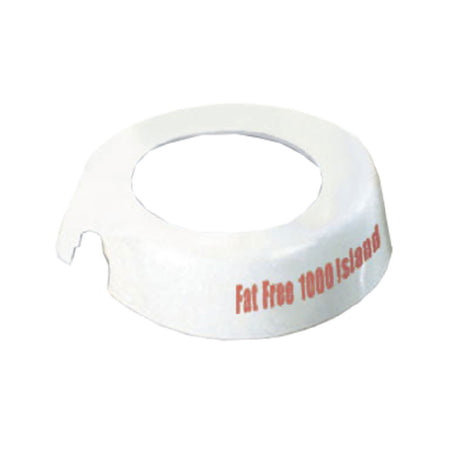 Tablecraft CM18 Dispenser ID Collar "Fat Free 1000 Island" Fits Model Numbers 483 & 484