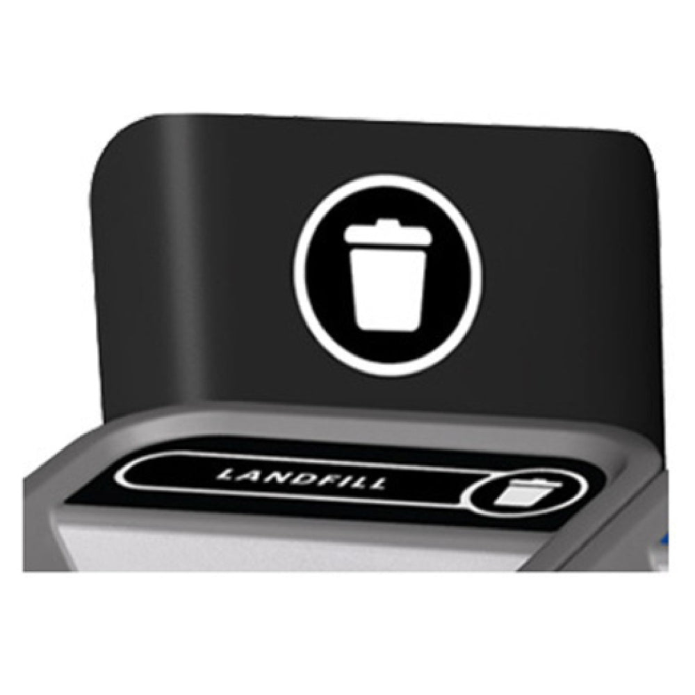 Rubbermaid 1961574 - Configure™ Landfill Recycling Sign, For 33 Gallon Containers
