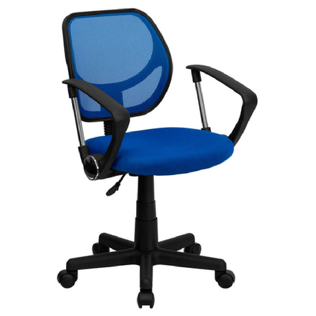 Flash Furniture WA-3074-BL-A-GG Swivel Task/Computer Chair 30-1/2" To 34-1/2" Adjustable Height