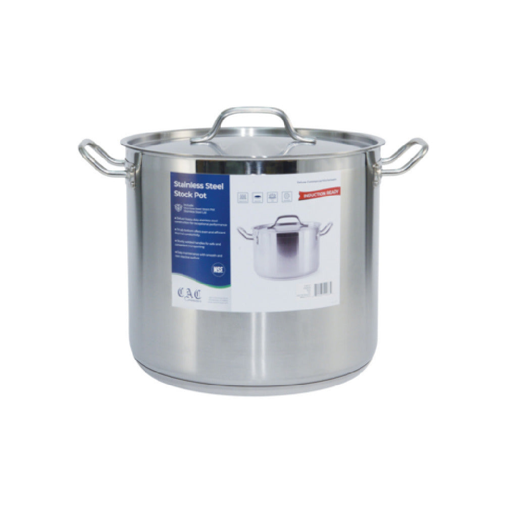 CAC China STKP-20 Stock Pot 20 Qt. 11-3/4" X 10-1/4"