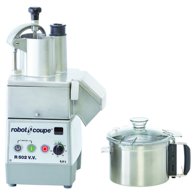 Robot Coupe R502VV Combination Food Processor 5.9 Liter Stainless Steel Bowl With Handle