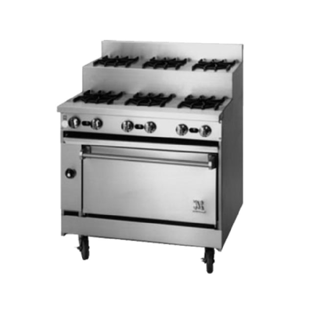 Jade Range JBRE-3-3-36 Bistro™ Restaurant Range Gas 36"