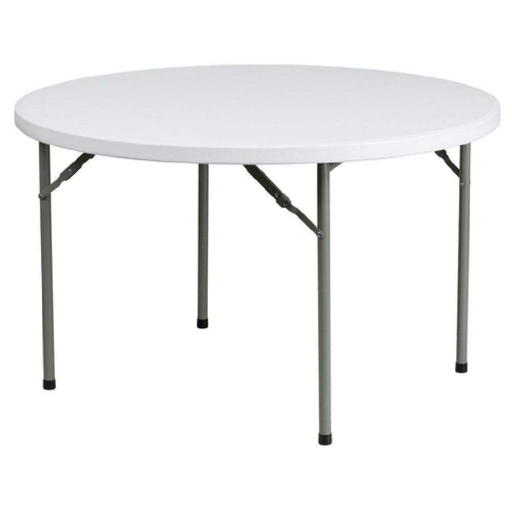 Flash Furniture DAD-YCZ-122R-GG Folding Table 48" Dia. X 29-1/4"H Seats Up To 5-6 Adults