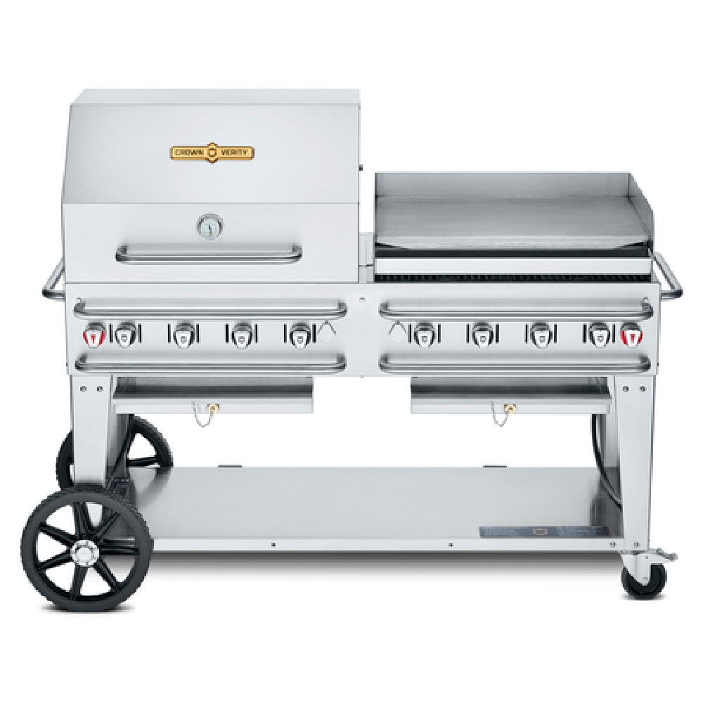 Crown Verity CV-RCB-60RGP Pro Series Grill LP Gas 69"L X 28"D