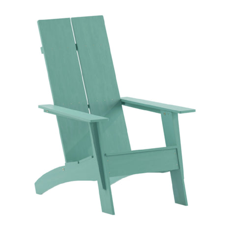 Flash Furniture JJ-C14509-SFM-GG Sawyer Modern Adirondack Chair All-weather Poly Resin Wood