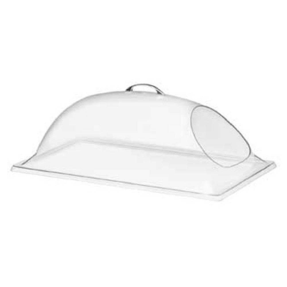 Cal Mil 322-10 Display Cover 10"W X 12"D X 4-1/2"H Dome With One End Cut Out