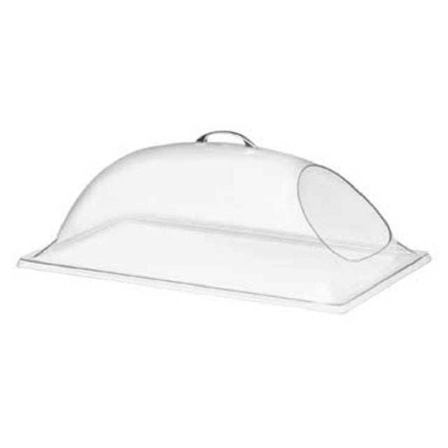 Cal Mil 322-10 Display Cover 10"W X 12"D X 4-1/2"H Dome With One End Cut Out