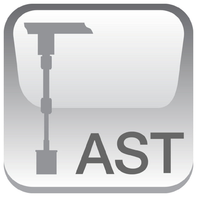 Hatco AST Mounting Style Adjustable Stem At Install Only Limited Height Adjustment At Install Only