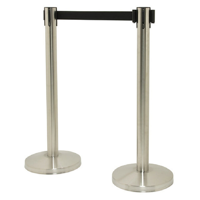 American Metalcraft RSRTLWCH Securit® Barrier Post & Base System Portable (2) 13" Dia. Bases X 37" High Posts