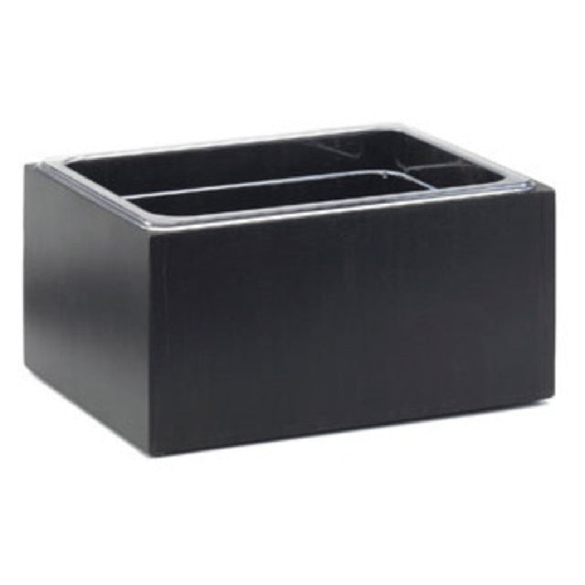 Cal Mil 475-10-96 Midnight Bamboo Ice Housing 10"W X 12"D X 6-1/2"H Removable Polycarbonate Pan