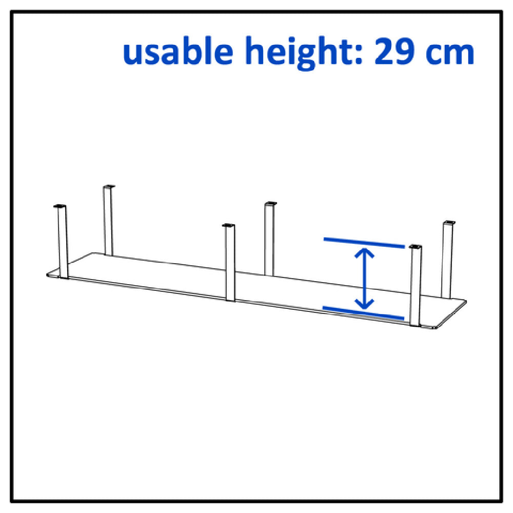 Bauscher Hepp VE-50005 - Venta® Shelf, To Create Storage Space Under A Buffet Table