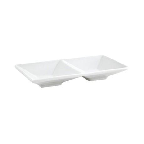 FOH DSD015WHP23 Kyoto™ Divided Dish 2-compartment 1 Oz. Per Bowl