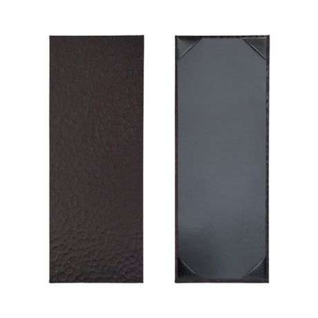 Risch METRO-1V 4.25X11 Metro Iron Or Mesh Hardback Metallic Menu Cover (specify Pattern And Color)