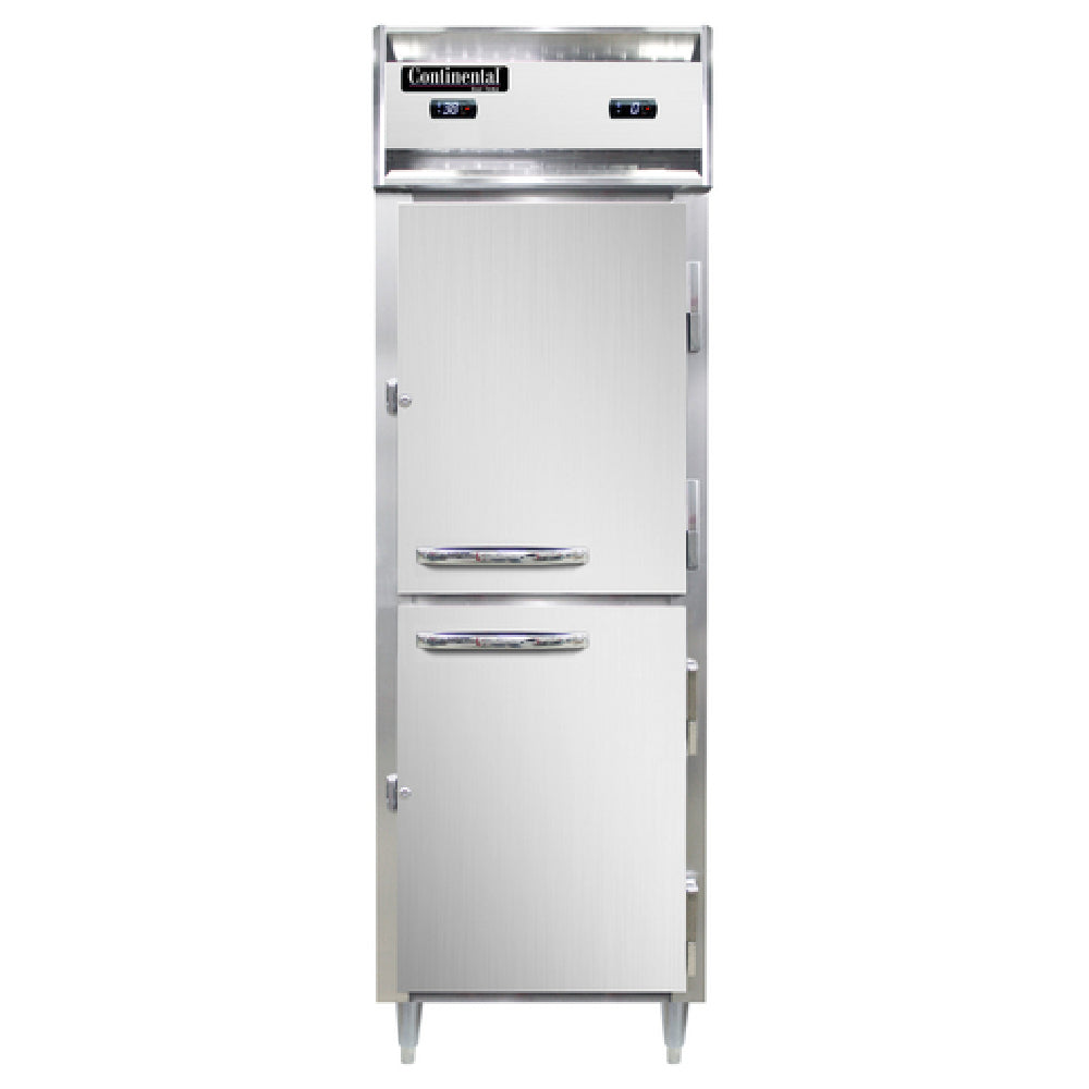 Continental Refrigerator D1RFSNHD Designer Line Refrigerator/Freezer Reach-in