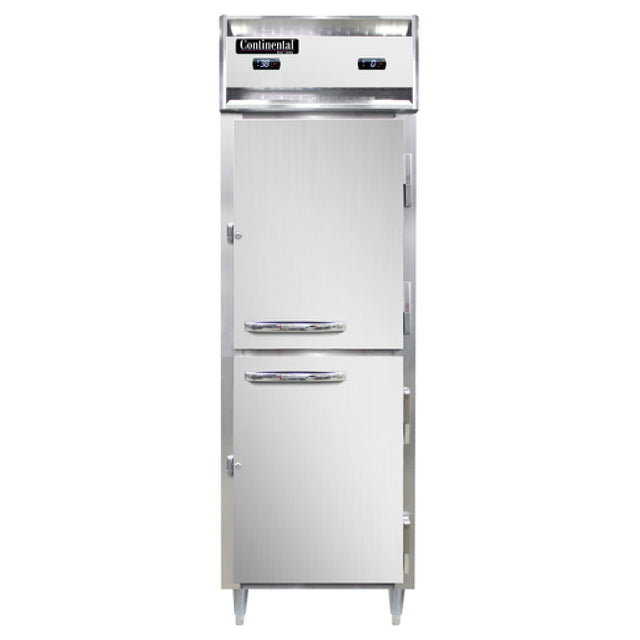 Continental Refrigerator D1RFSNSAHD Designer Line Refrigerator/Freezer Reach-in