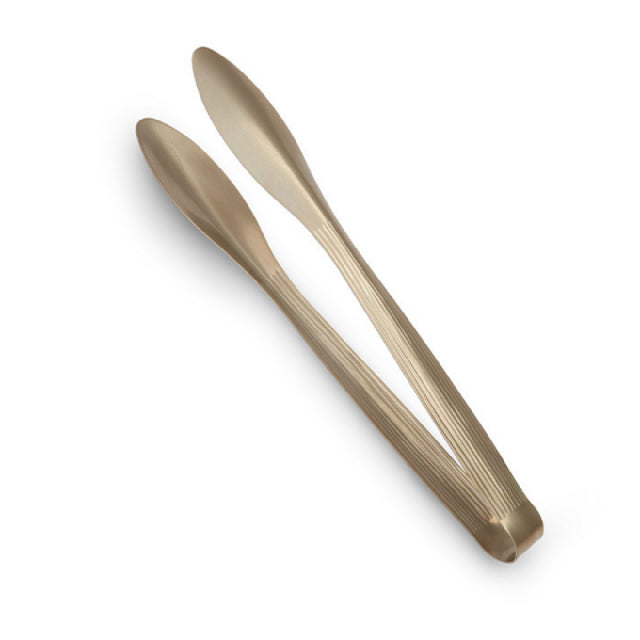 American Metalcraft CWVT2 - Wavy Champagne Buffetware, Serving Tongs, 11-3/4"L