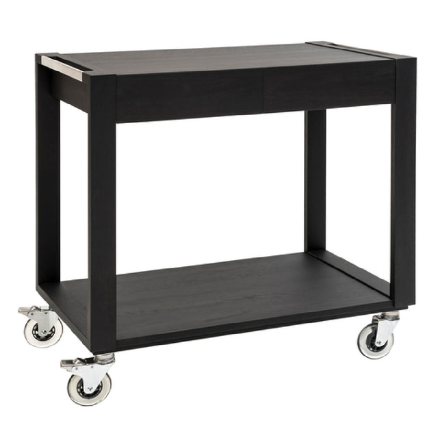 Service Ideas 39000002W Ze Pe Smile Oak Trolley 19"W 33"D