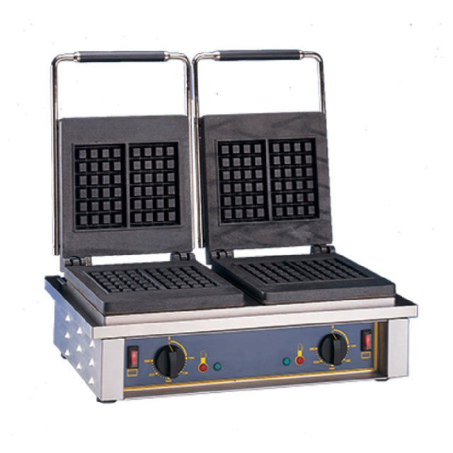 Equipex GED20 Roller Grill Waffle Baker Electric Double