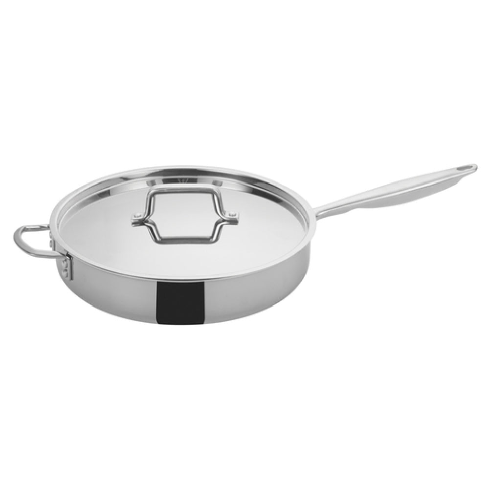 Winco TGET-6 Tri-Gen™ Induction-Ready Sauté Pan 6 Qt. 12-1/2" Dia. X 4-15/16"H