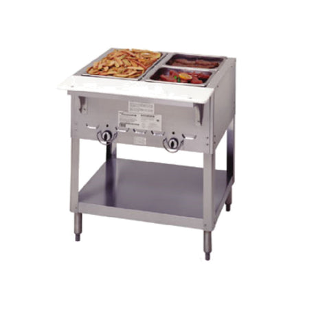 Duke 302_LP Aerohot Steamtable Hot Food Unit Gas 30-3/8"W X 22-7/16"D X 34"H