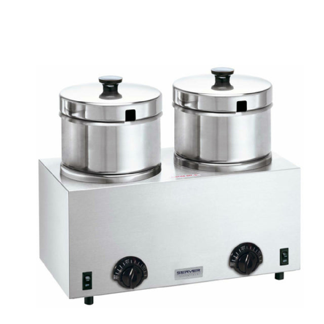 Server Products 81200 TWIN FS-4 PLUS SOUP WARMER Rethermalizing