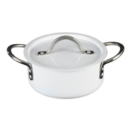 Bon Chef 73299-OM-W Country French X Ombre Sauce Pot 1 Qt 22 Oz 7" X 3"