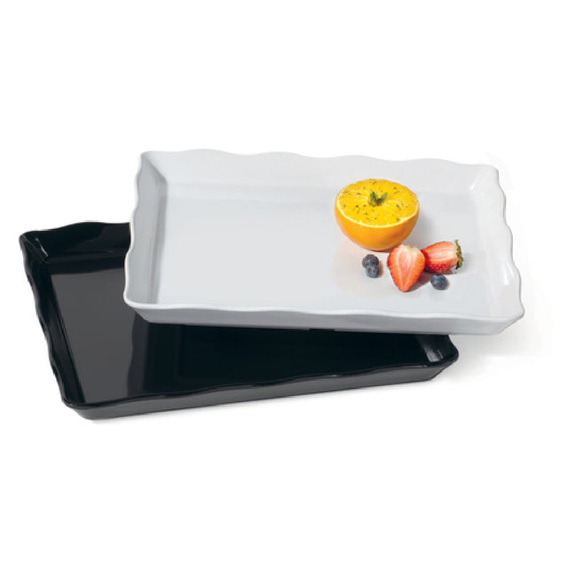 GET Enterprises ML-155-BK Bake & Brew™ Display Tray 14" X 11-1/2" Rectangular