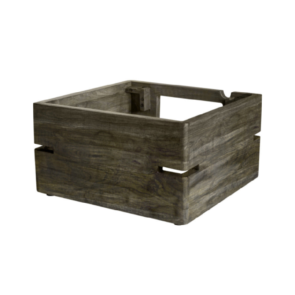 Steelite DWFB116WDAG Fusion Buffet Riser 11.0"W X 11.0"D X 6.0"H Wood