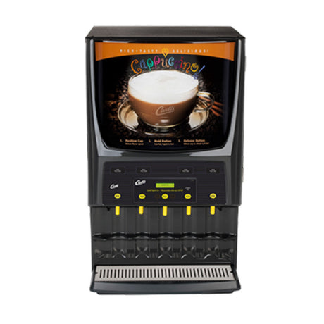 Curtis PCGT5 G3 Primo Cappuccino™ Machine 5 Station Dispenser (3) 5 Lb & (2) 10 Lb Hoppers