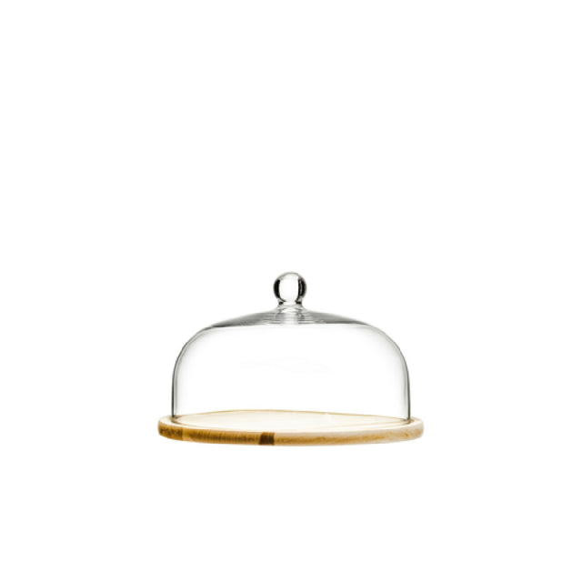 Hospitality Brands HGK10802-001 Hospitality Brands Glamour Wooden Cake Stand With Dome Cover