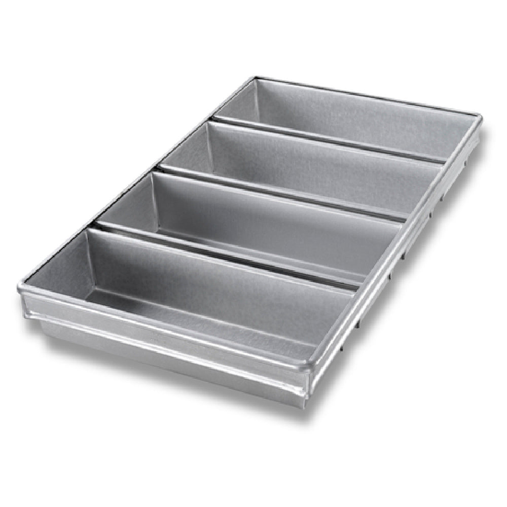 Chicago Metallic 44945 Bread Pan Set 4-pan 12-31/32" X 21-7/8" X 2-3/4" Overall