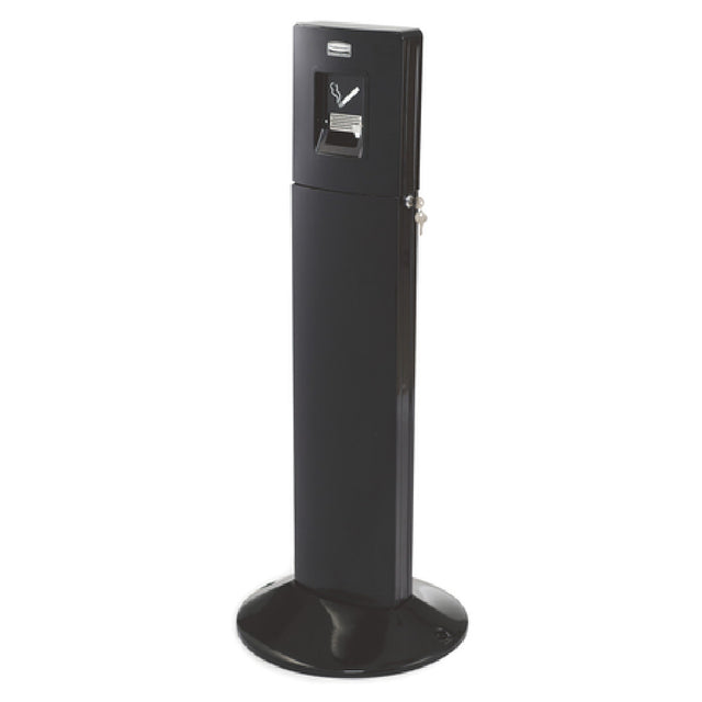 Rubbermaid FGR93400BK - Metropolitan Smokers Tower, 42-4/5"H, Removable Galvanized Liner