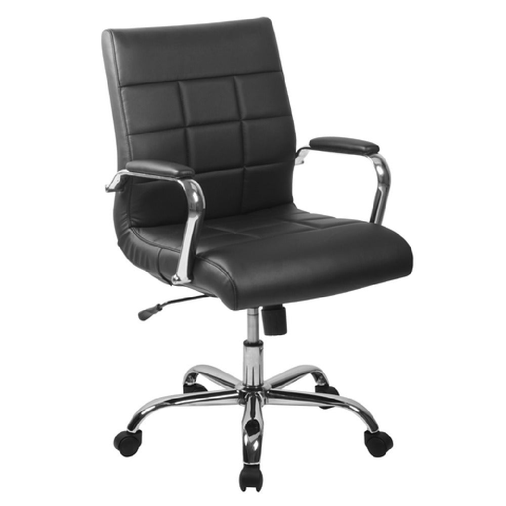 Flash Furniture GO-2240-BK-GG Executive Swivel Office Chair 37" To 40" Adjustable Height