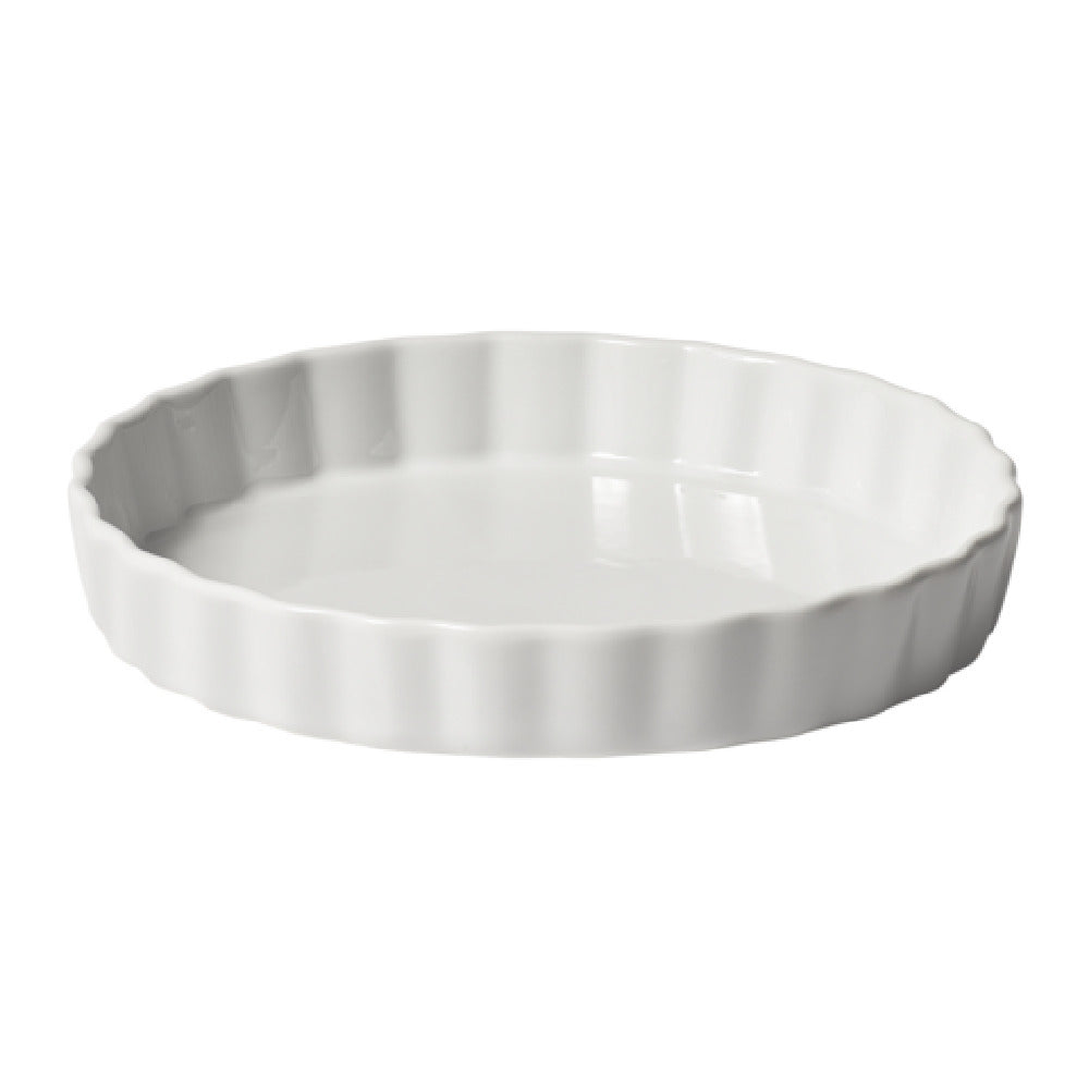 Winco QBD-75 Quiche Baking Dish 18 Oz. 7-1/2" Dia. X 1-1/4"H