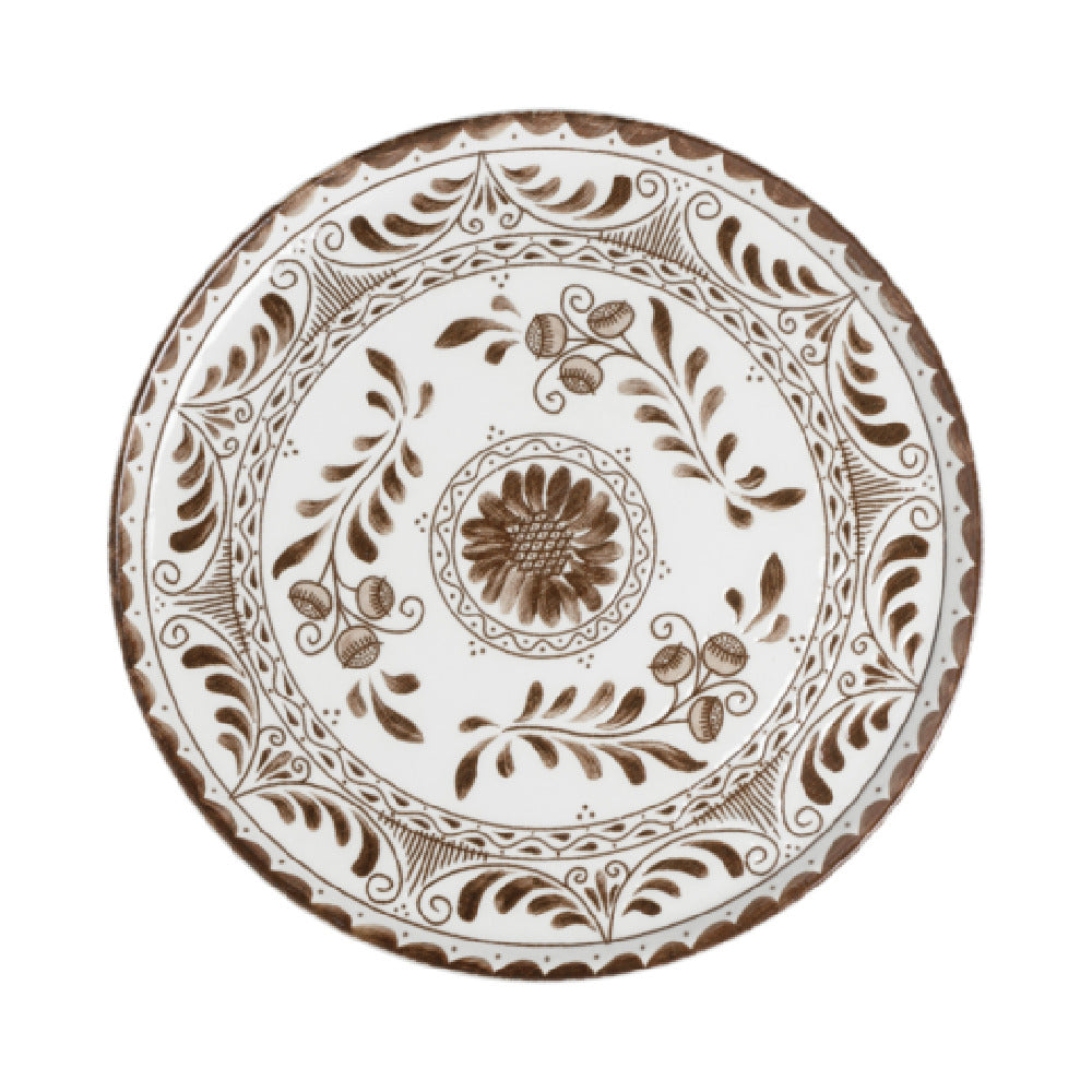 Steelite A105P800 Plate 13.0" Talavera Motiva Brown