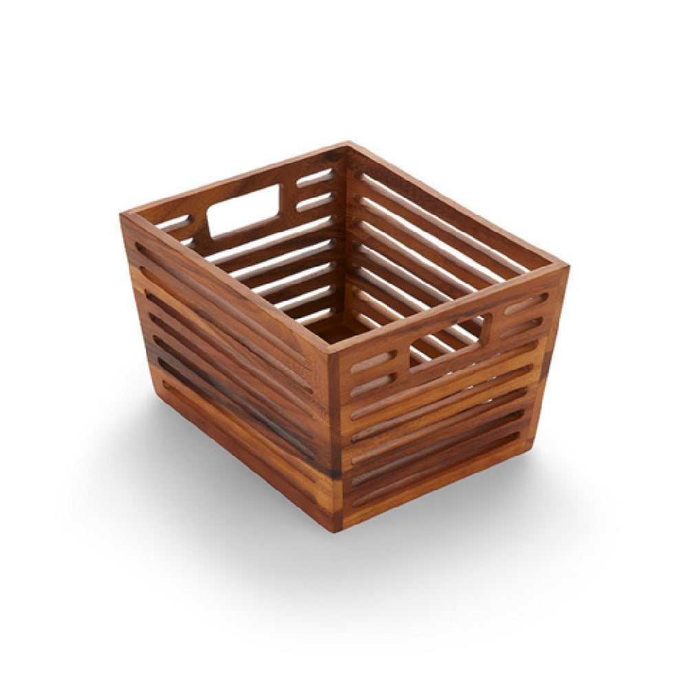 American Metalcraft AWC12 - Loft Collection, Wooden Crate, 10-5/8"W X 11-5/8"D X 7-7/8"H