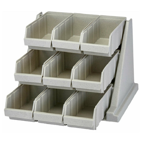 Cambro 9RS9480 Versa Organizer Rack With (9) Bins 20-1/8"L X 21-3/8"D X 14-1/4"H