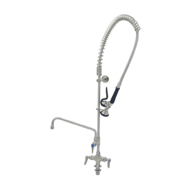 T&S Brass S-0113-A14-BY EverSteel Single Hole Deck Mount Mixing Faucet 14” Swing Nozzle With Stream Regulator Outlet