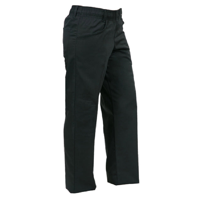 Mercer Culinary M61080BKXXS Genesis Women's Chef Pants Elastic Waist Belt Loops