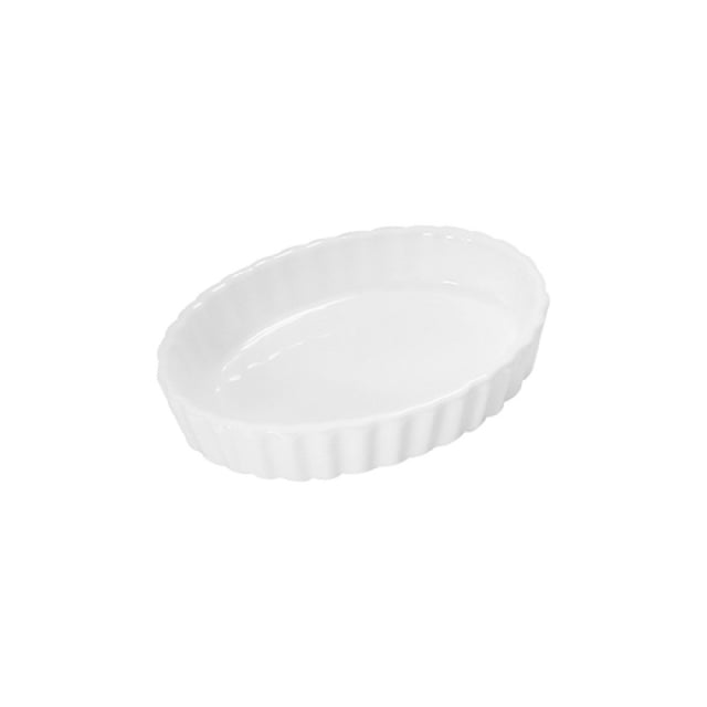 Steelite DCI835UW Creme Brulee Dish 6 Oz. 5-5/8"L X 4"W X 7/8"H