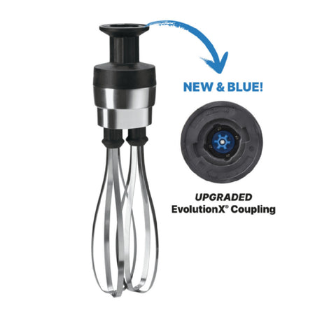 Waring WSB2WX - Heavy-Duty Big Stik® EvolutionX® 10” Immersion Blender Stainless Steel Whisk Attachment