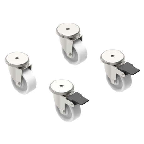 Tecnoeka MKKR Casters Set Of (4) 4.3"